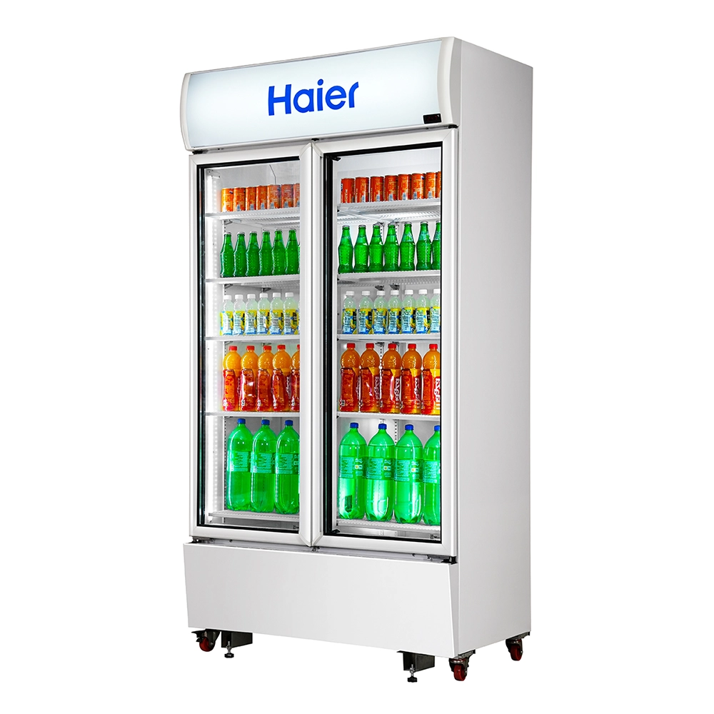 Haier 1050L Double Door Visi Cooler with (1+3 Yr Warranty )